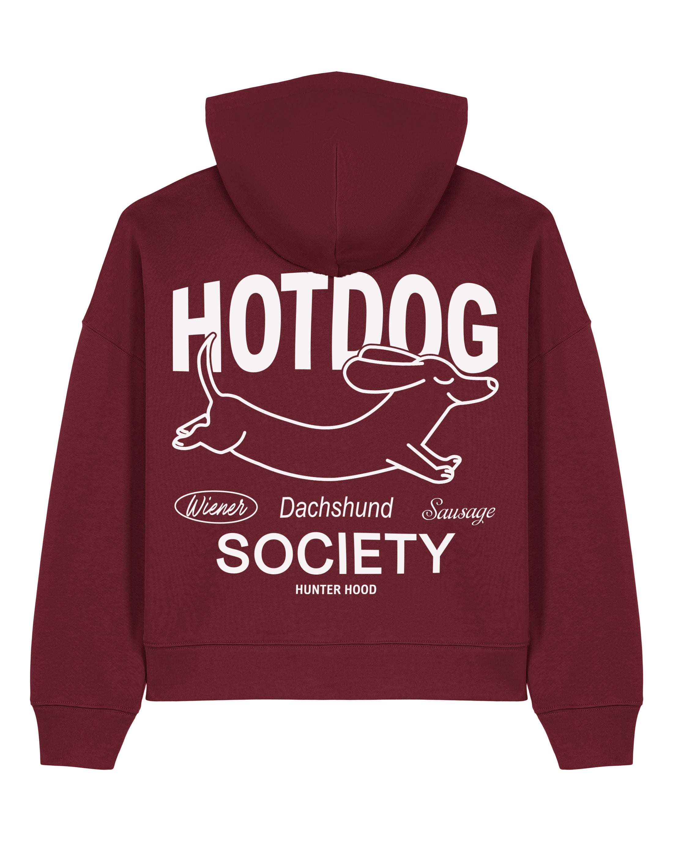 Hot Dog Society | Cropped Hoodie