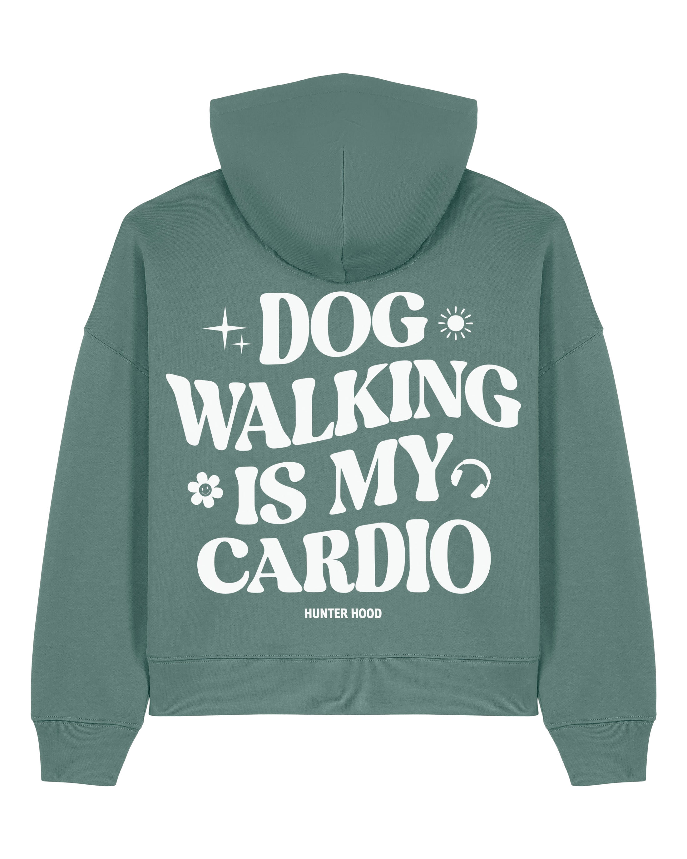 Dog walking is my cardio | Cropped Hoodie