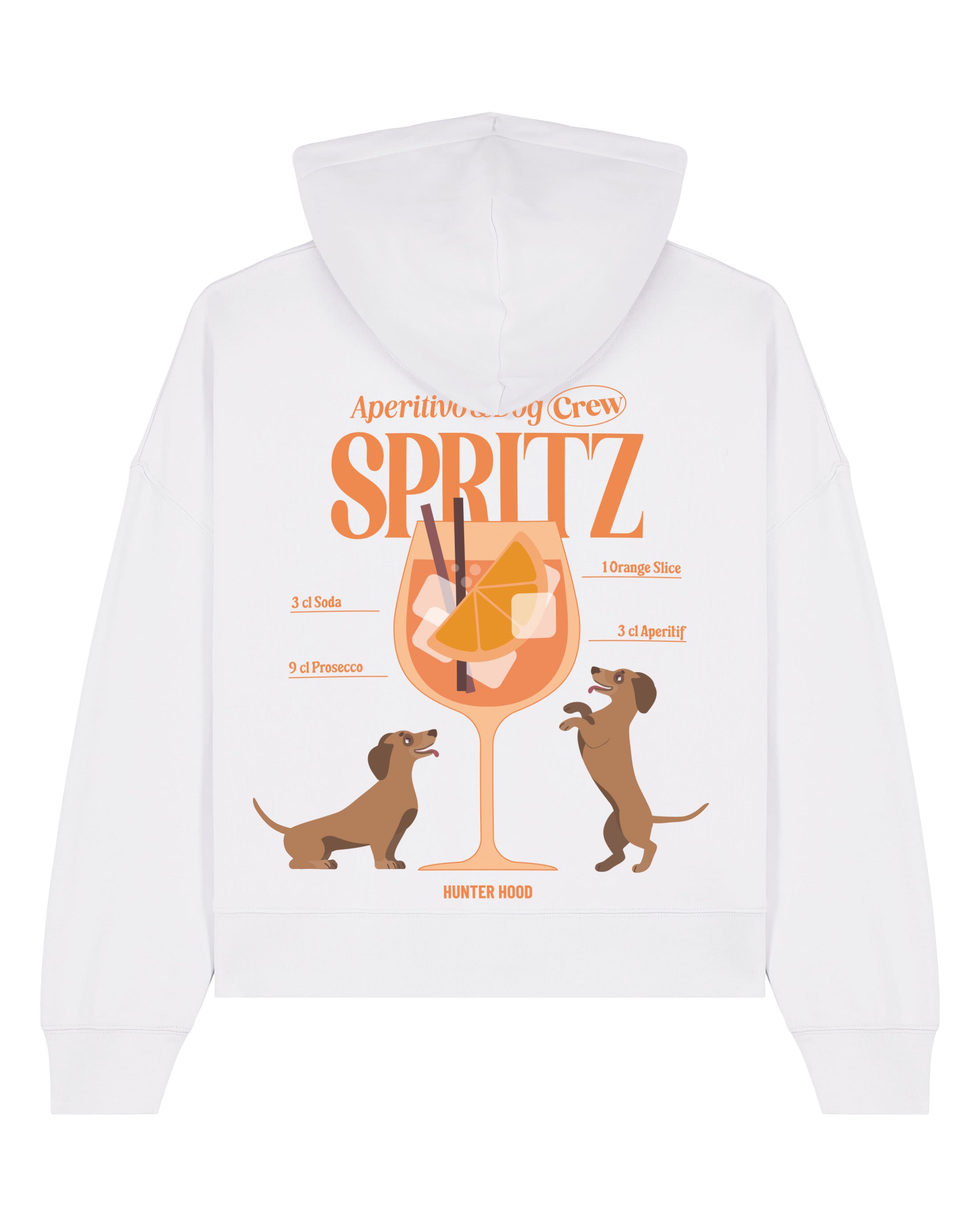 Aperitivo & Dog Crew - Spritz | Cropped Hoodie