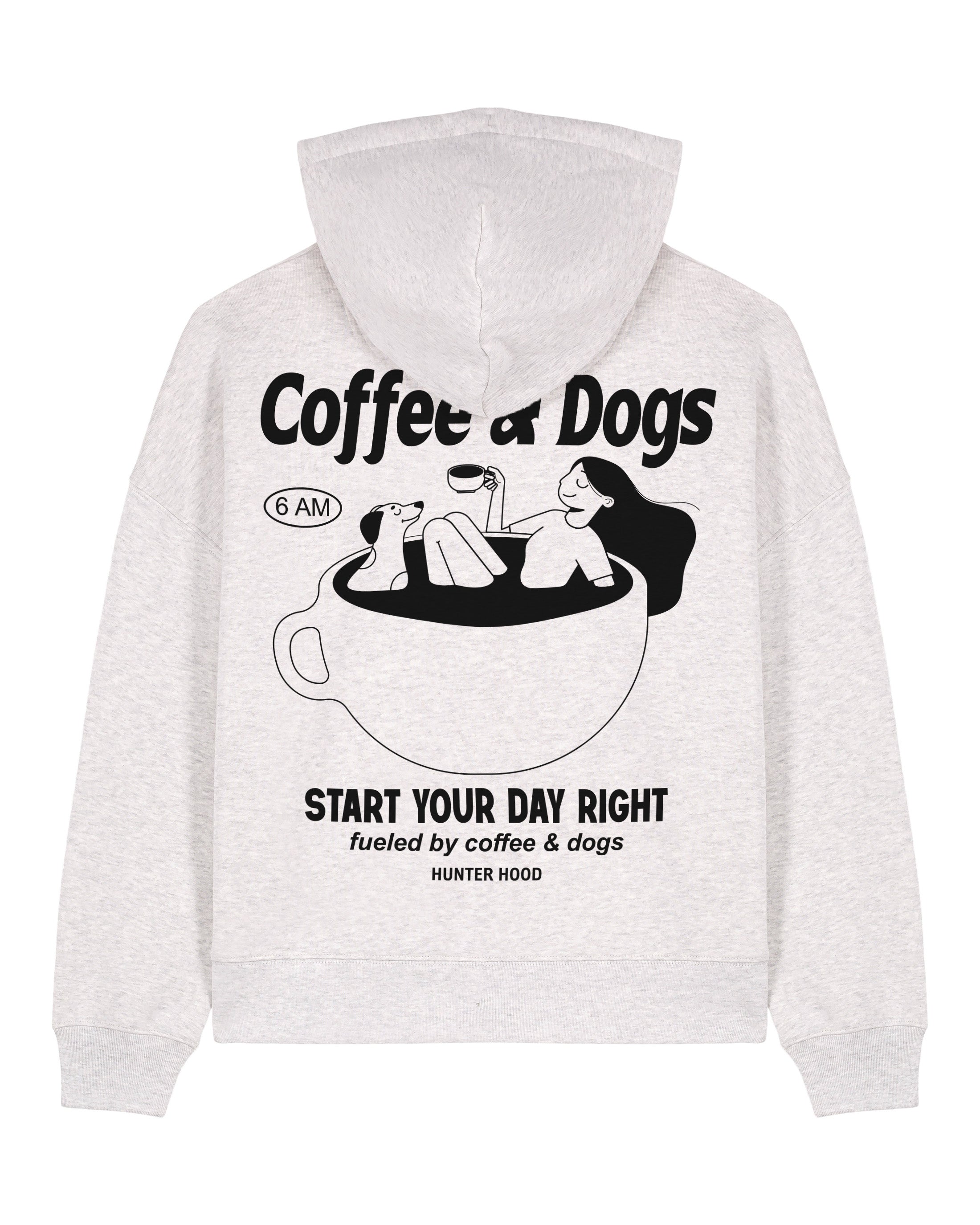 Coffee & Dogs | Cropped Hoodie