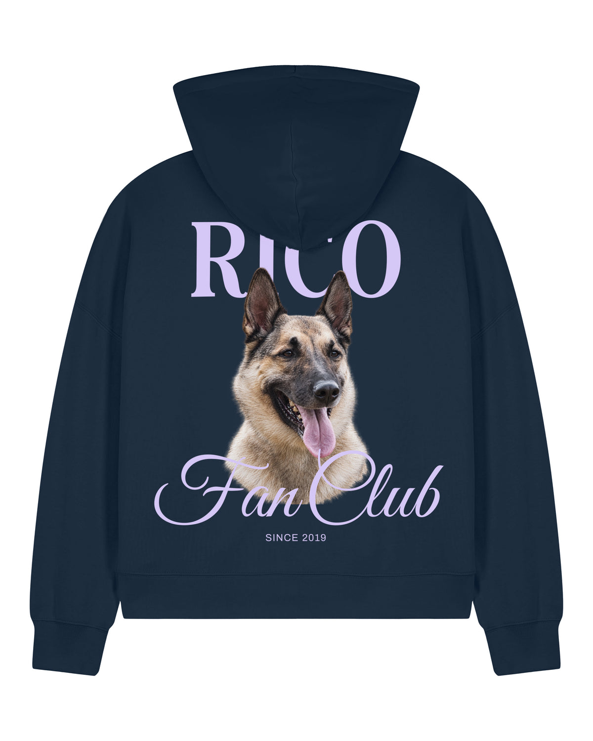 Dog Fan Club | Cropped Zip Hoodie