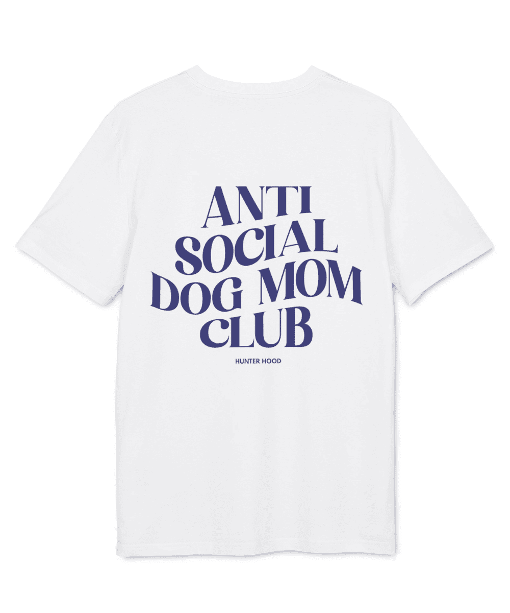 Anti social dog mom club | T-Shirt