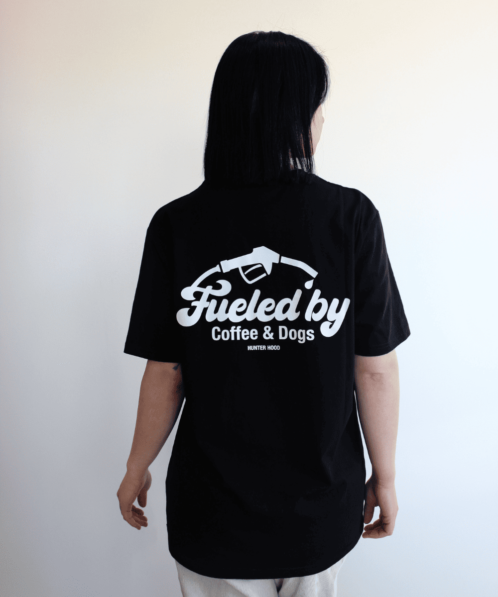 Fueled by coffee & dogs | T-Shirt