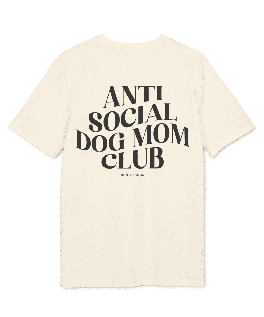 Anti social dog mom club | T-Shirt