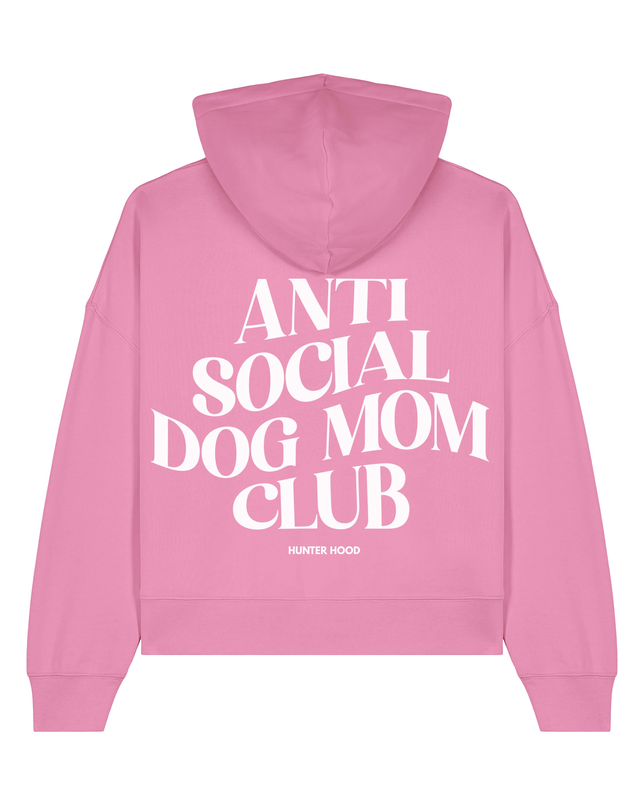 Anti social dog mom club | Cropped Hoodie