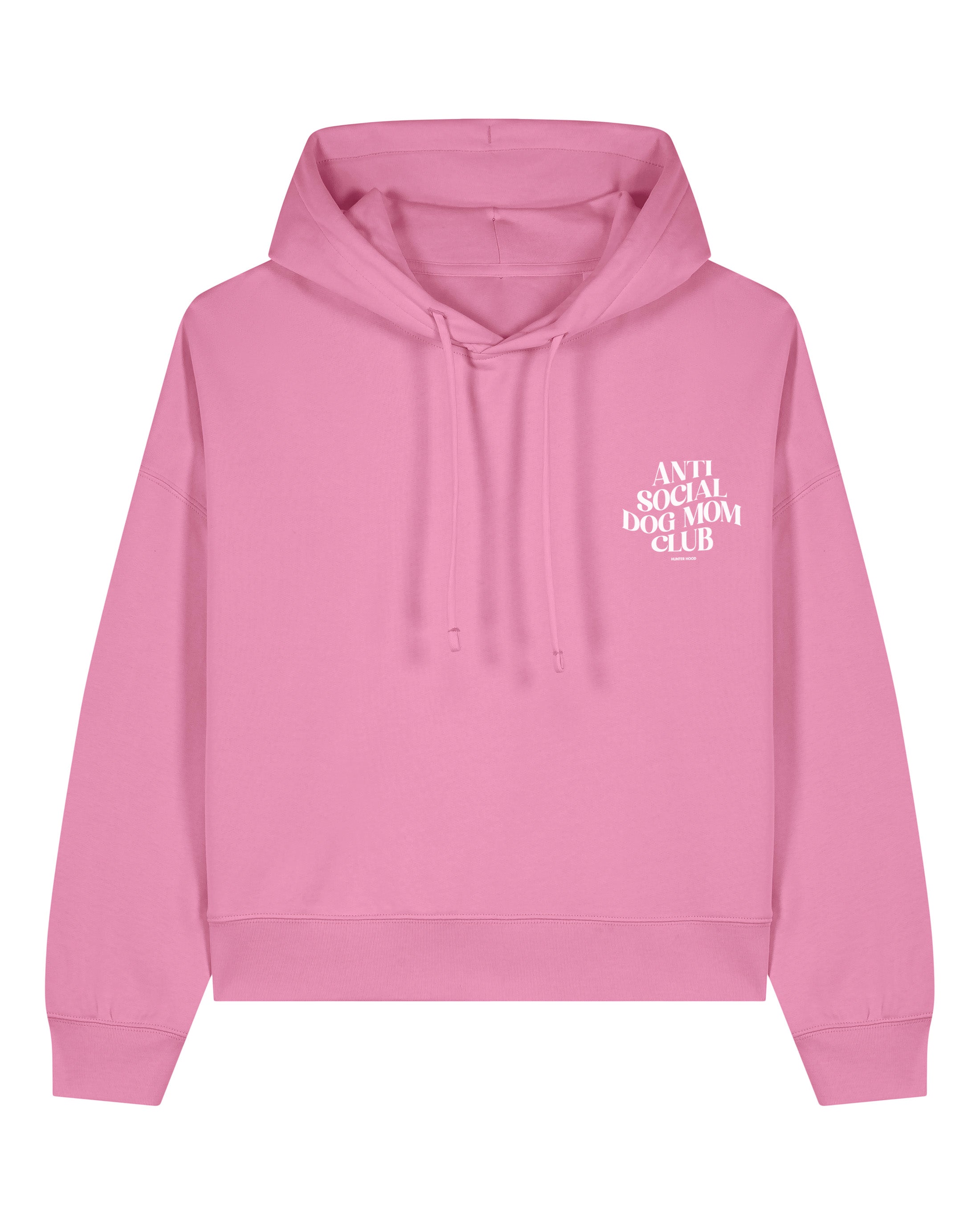 Anti social dog mom club | Cropped Hoodie