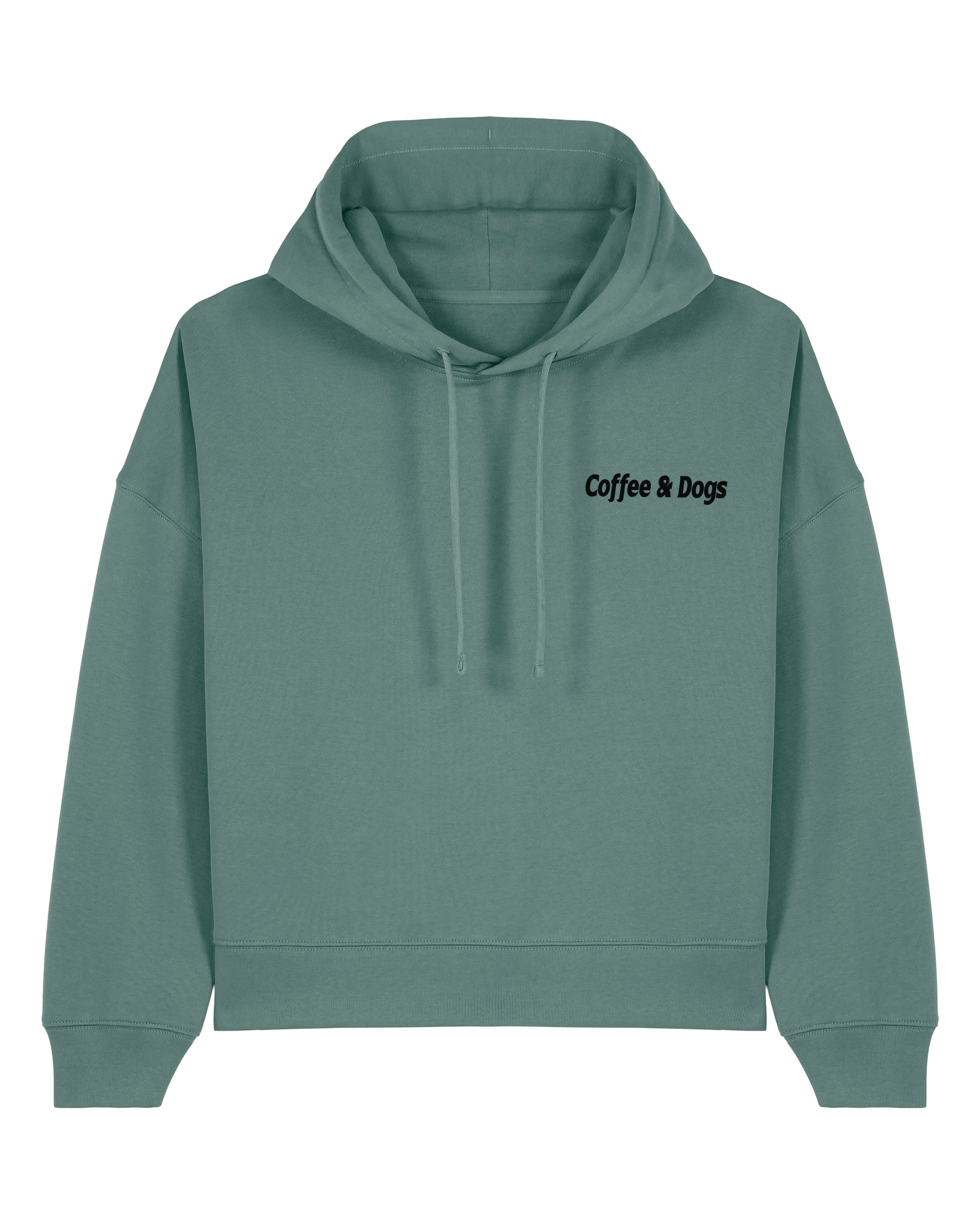 Coffee & Dogs | Cropped Hoodie