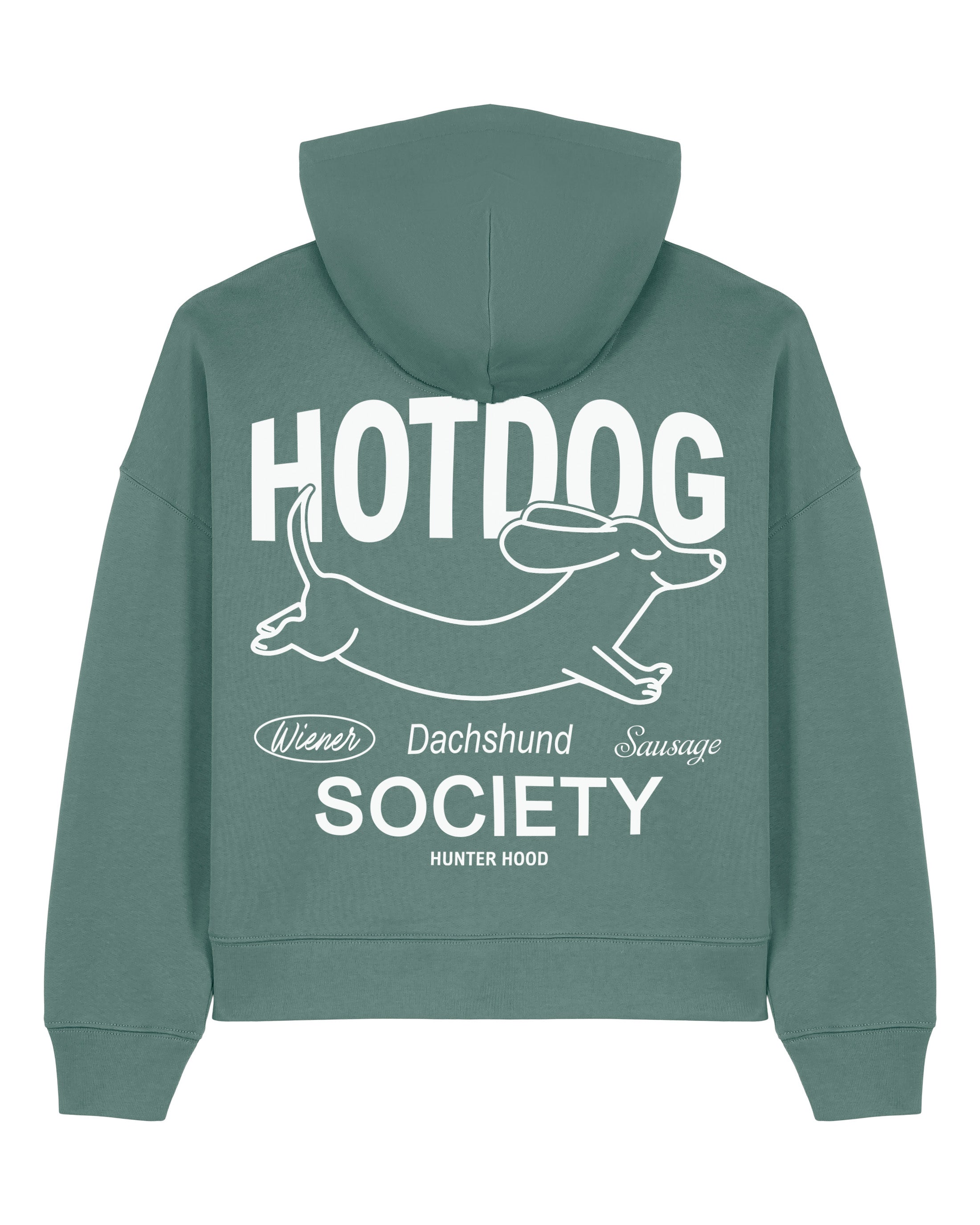 Hot Dog Society | Cropped Hoodie