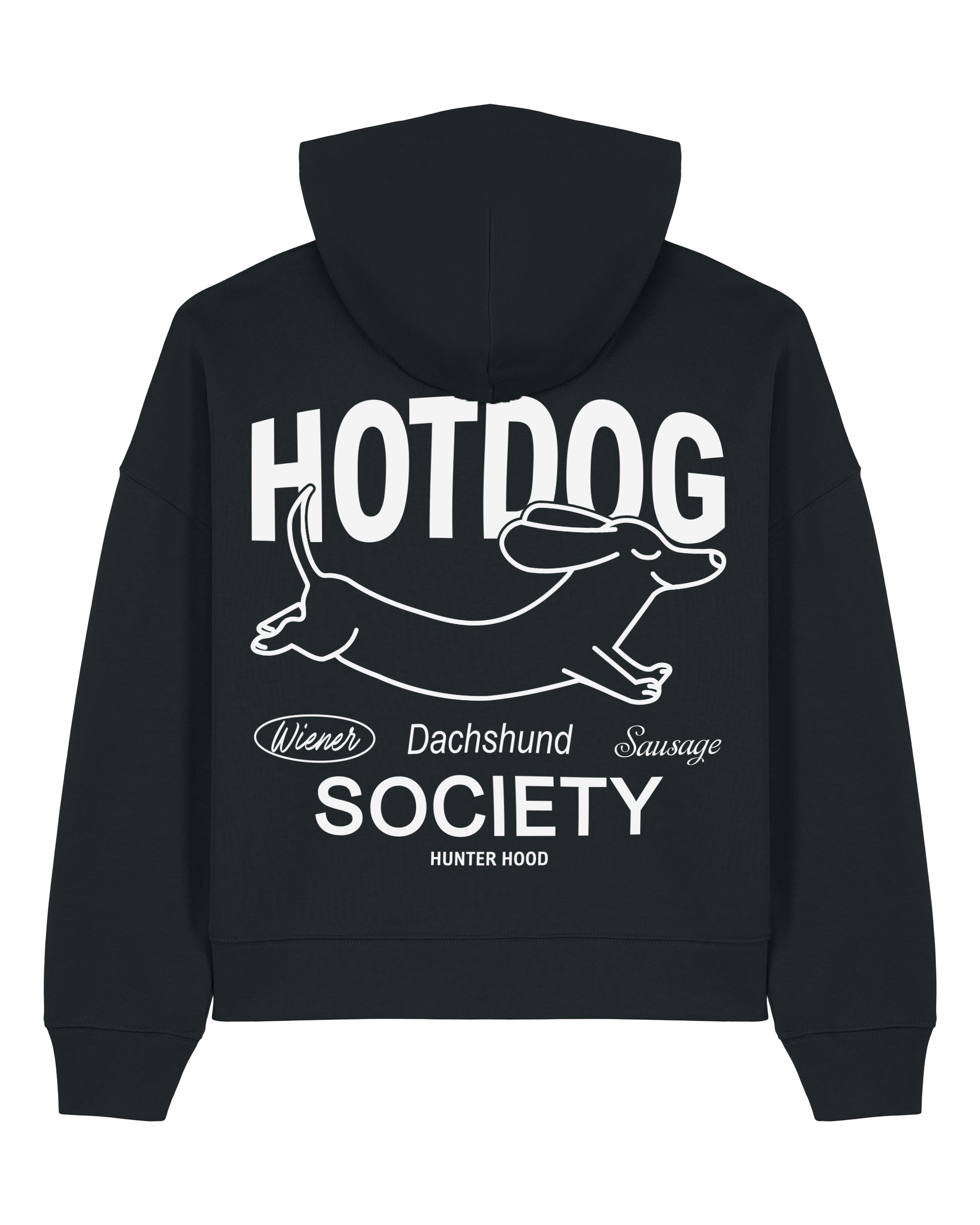 Hot Dog Society | Cropped Hoodie