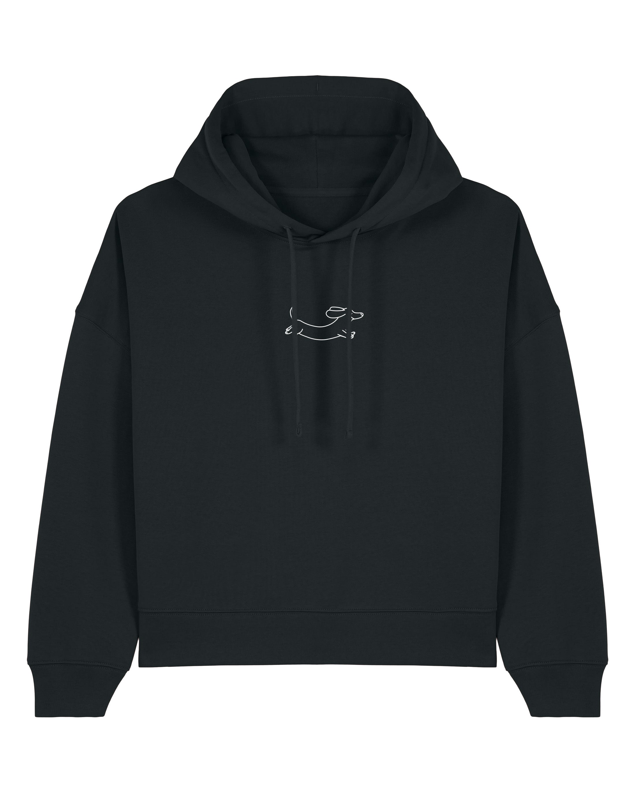 Hot Dog Society | Cropped Hoodie