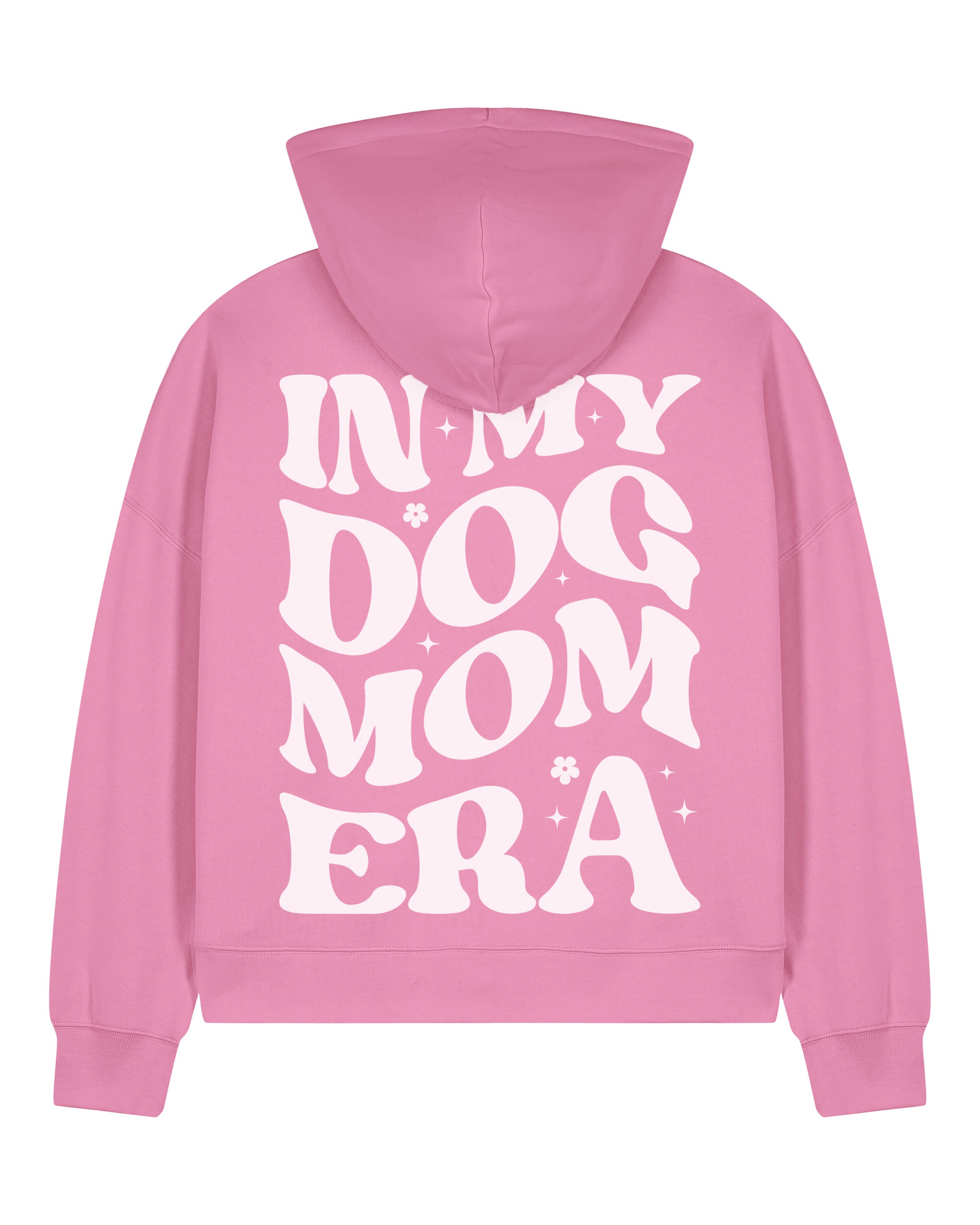 In my dog mom era | Cropped Zip Hoodie