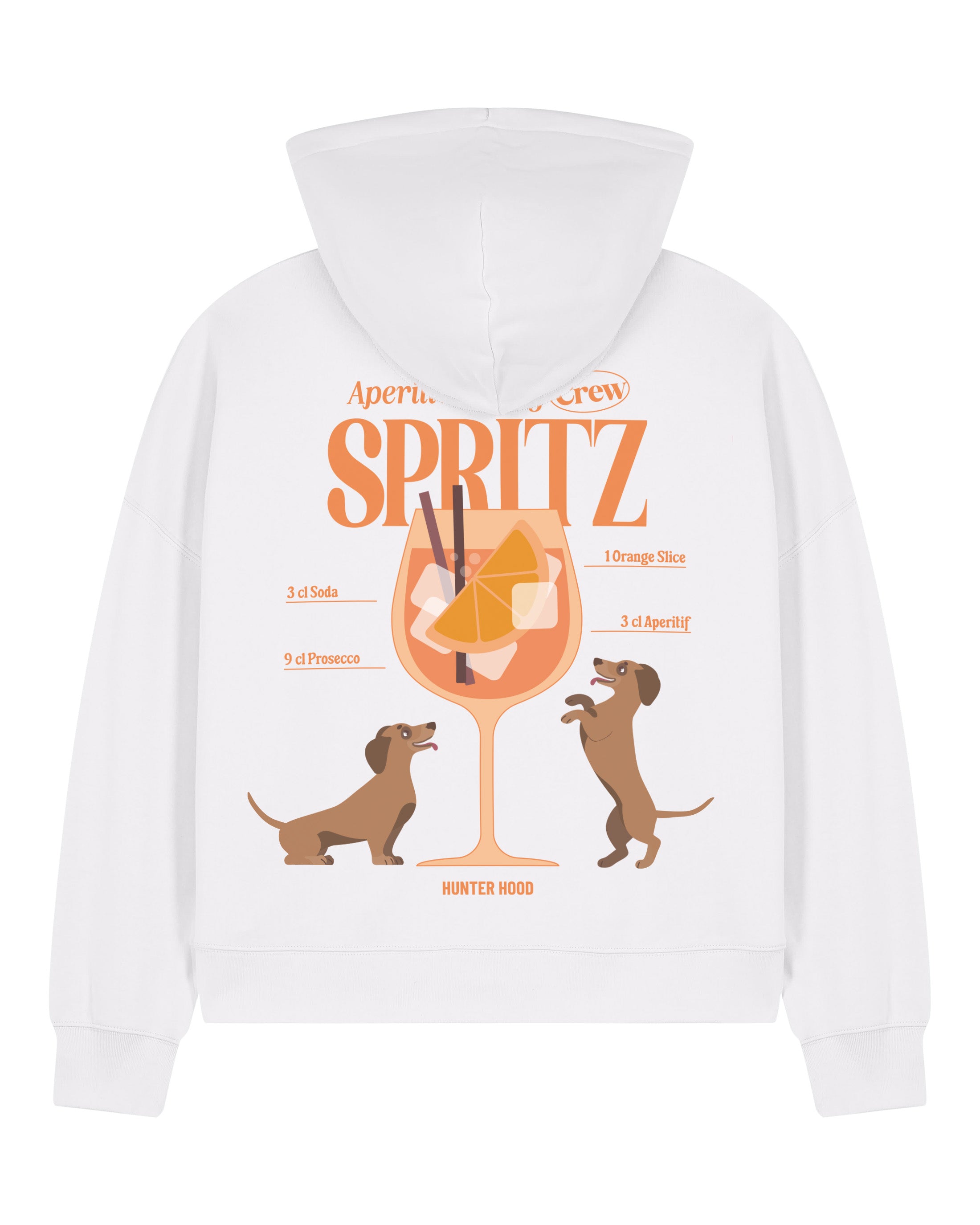 Aperitivo & Dog Crew - Spritz | Cropped Zip Hoodie
